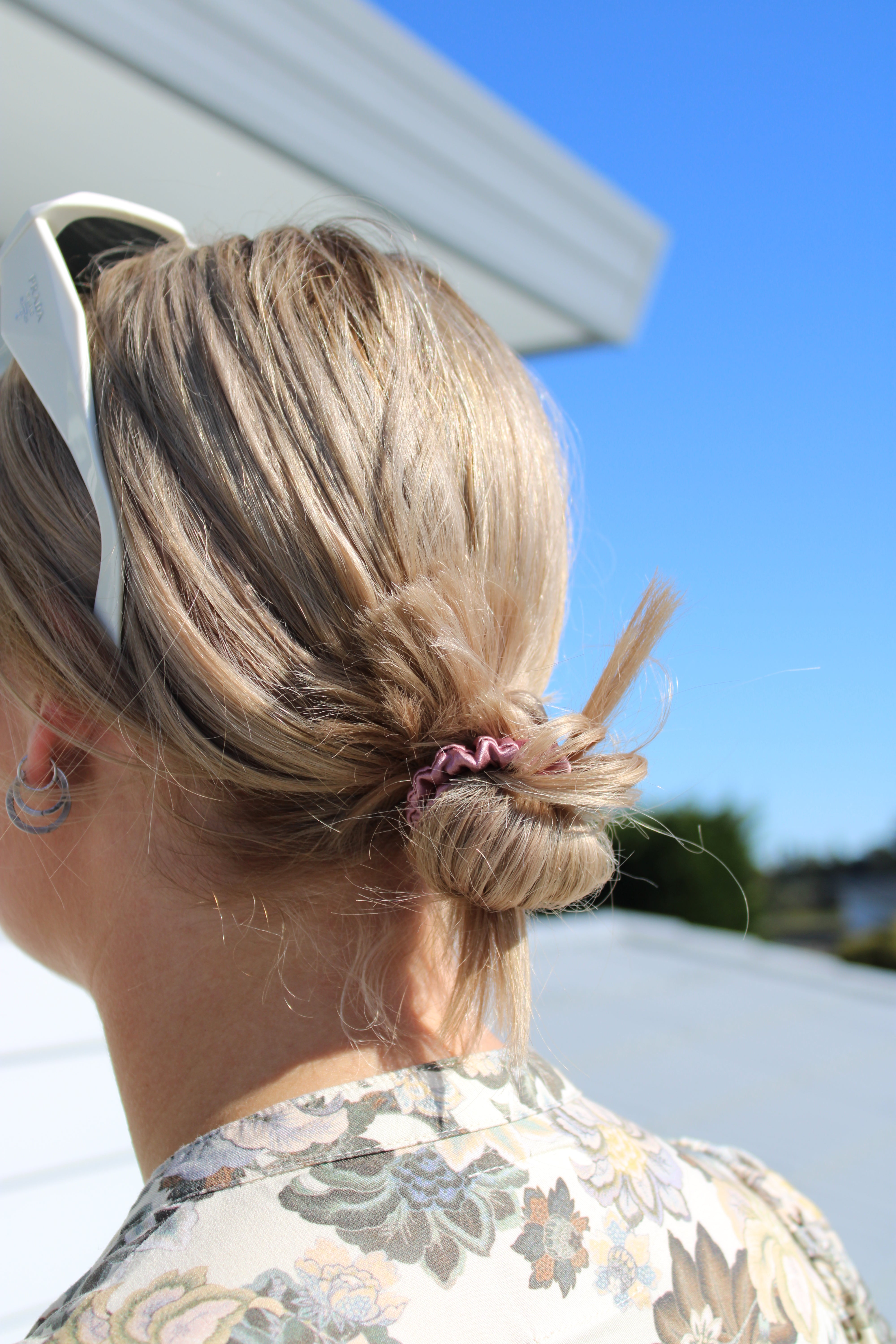 100% Mulburry Silk Scrunchies - 4 pack